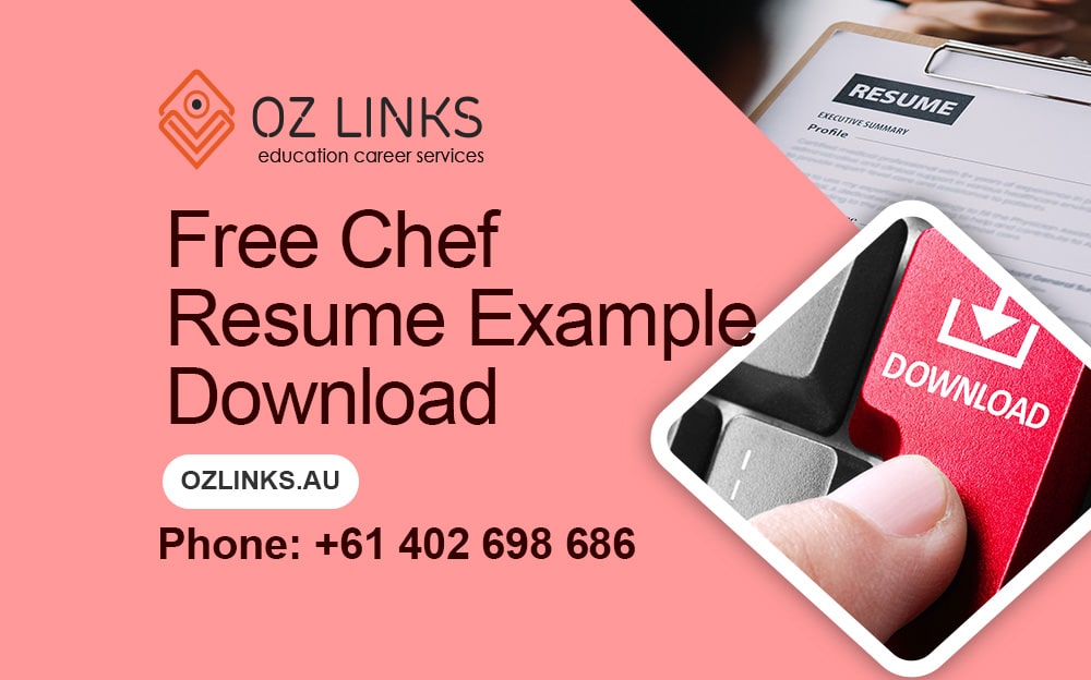 free chef resume example download