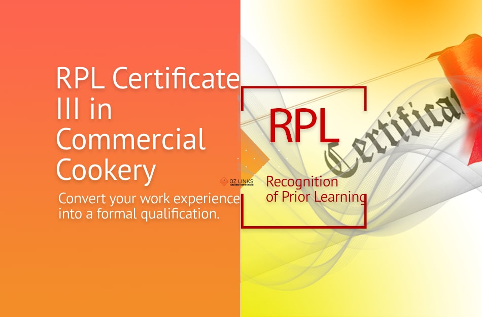 rpl certificate iii in commercial cookery
