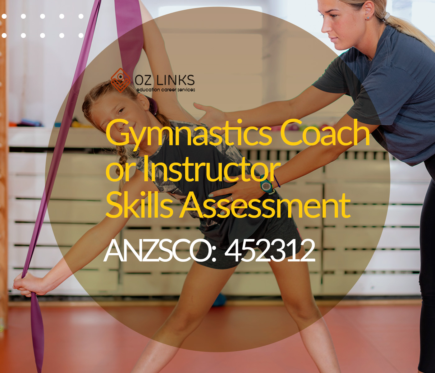 452312 gymnastics coach or instructor skills assessment